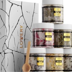 Epsom Bath Salts Gift Basket Set, Relaxing Self Care